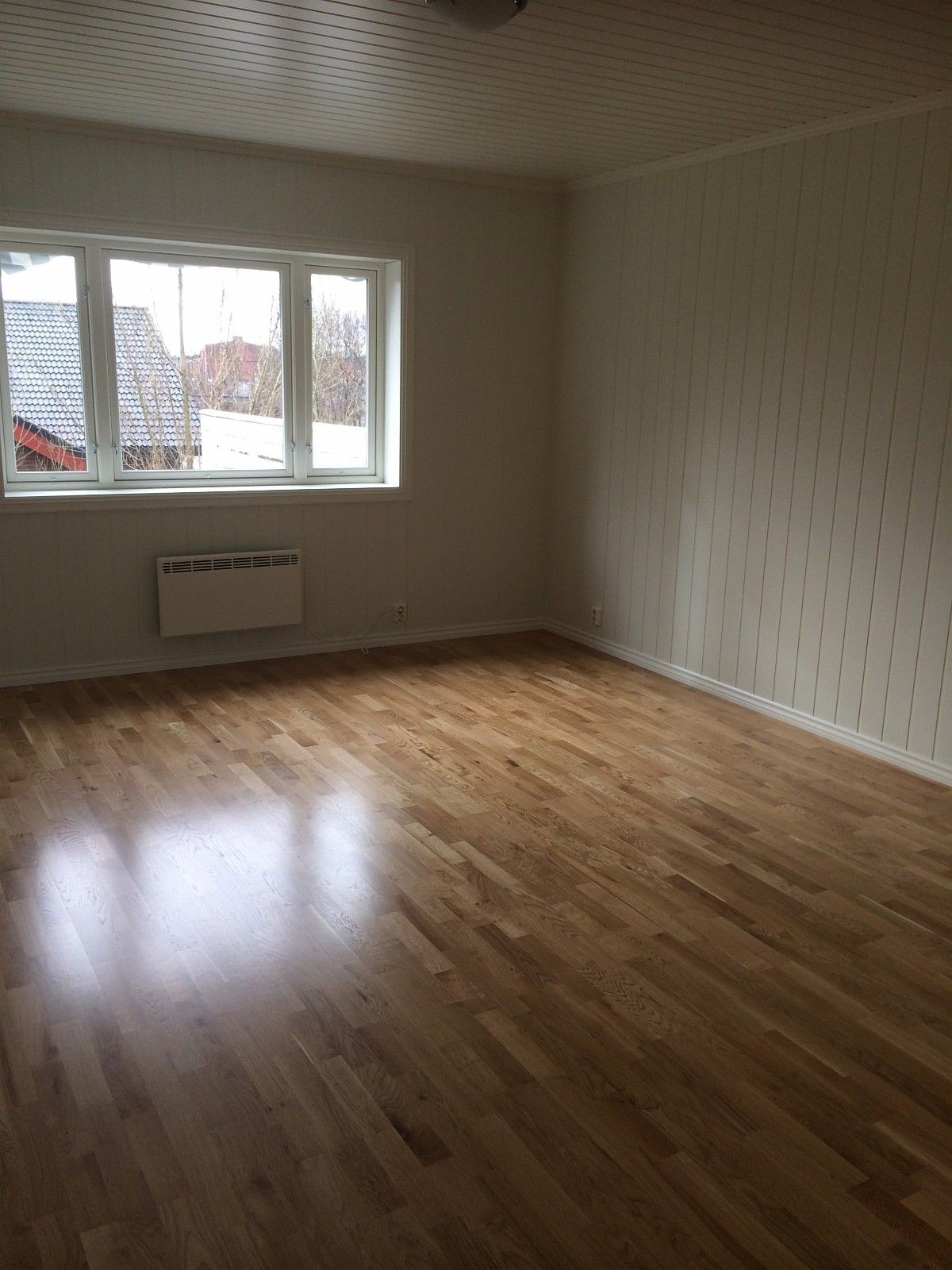 Stor romslig stue/soverom Galleribilde