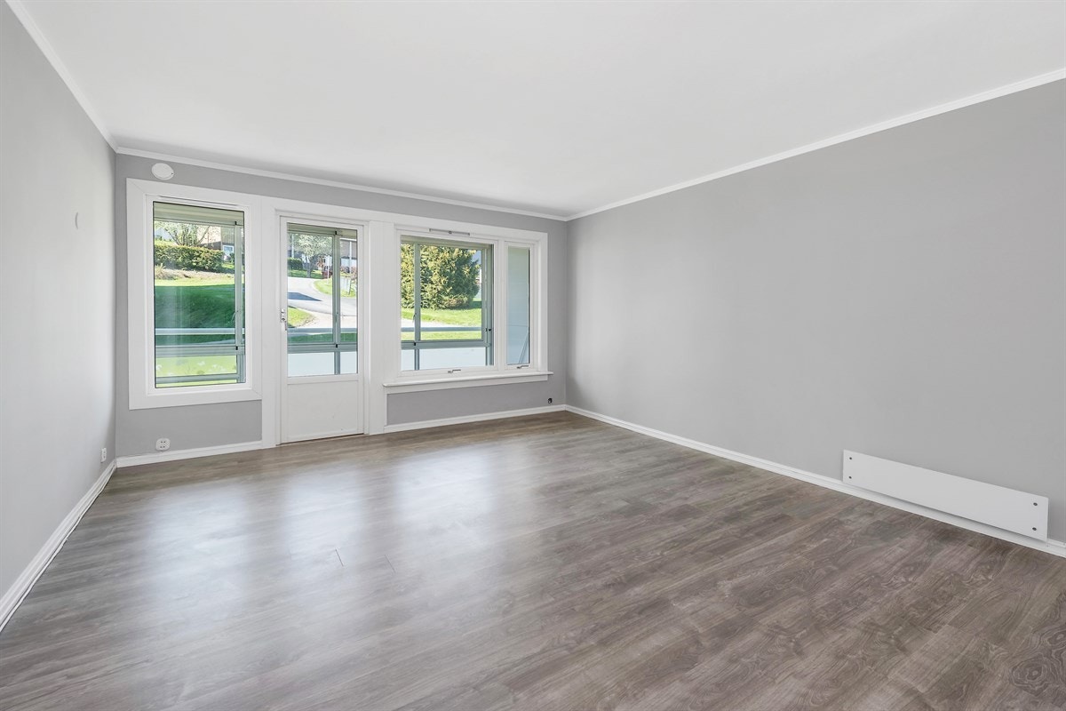 Romslig stue. Galleribilde