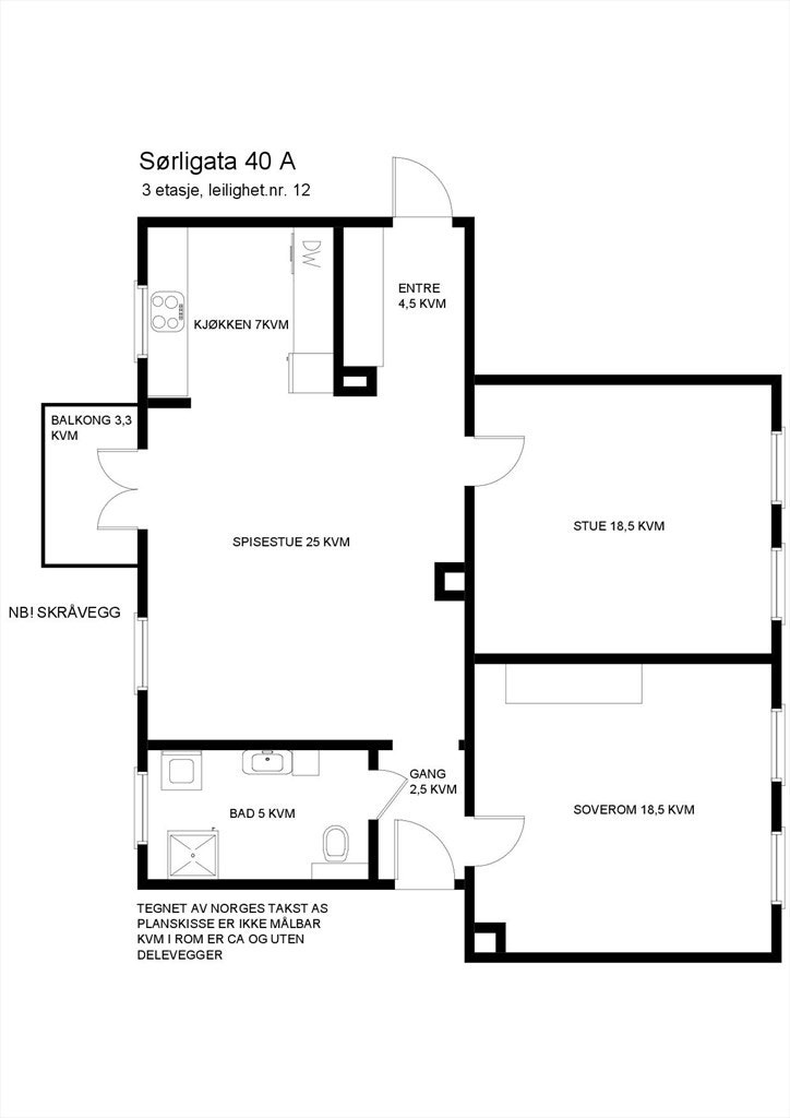 Plantegning Galleribilde