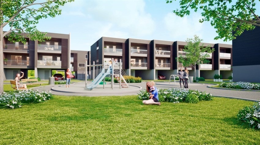 Nytt, vedlikeholdsvennlig enderekkehus. 3 sov, 2 bad, utsikt og carport med plass for 2 biler. Boligen får to stk balkonger på ca. 12 kvm med solrike forhold og flott utsikt. Galleribilde
