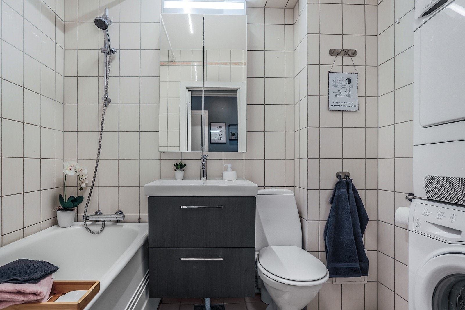 Bad/WC med badekar Galleribilde