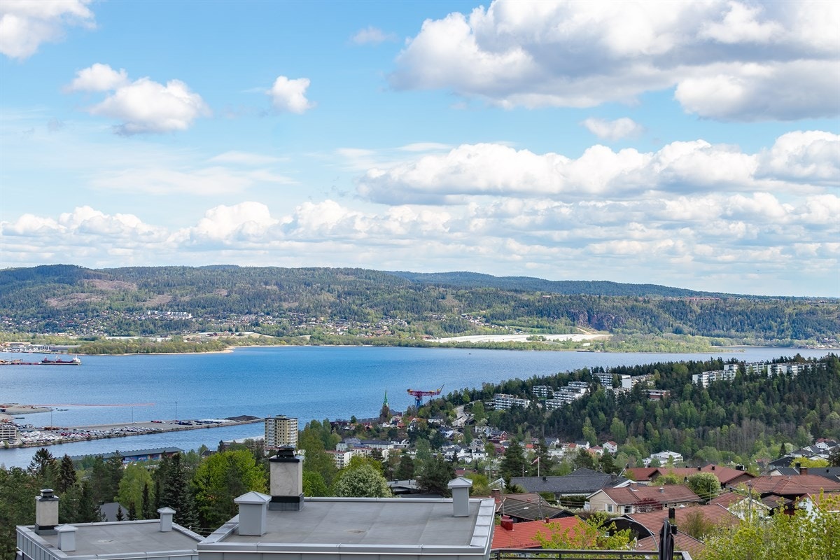 Austad Skog har et godt busstilbud med avganger time på morgenen og hver halvtime på ettermiddagen til Drammen sentrum. Galleribilde