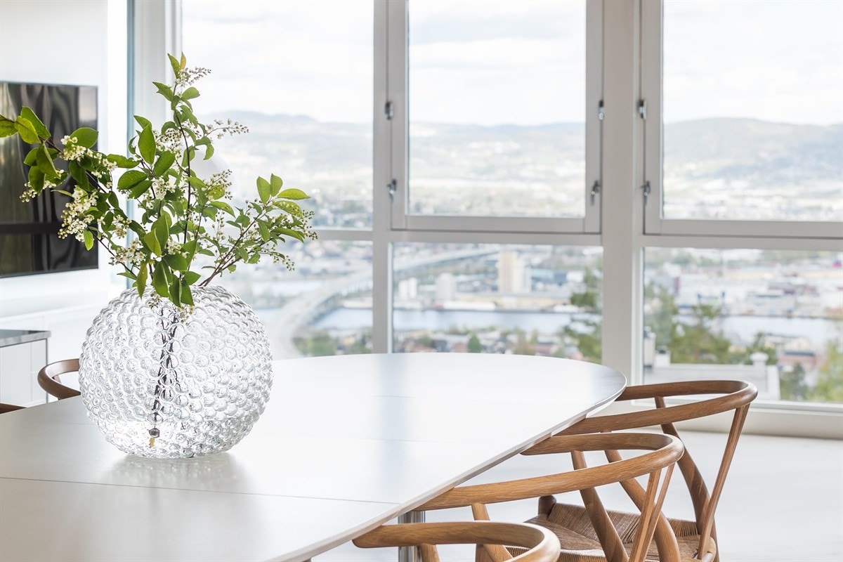 Utsikt fra spiseplassen. Galleribilde