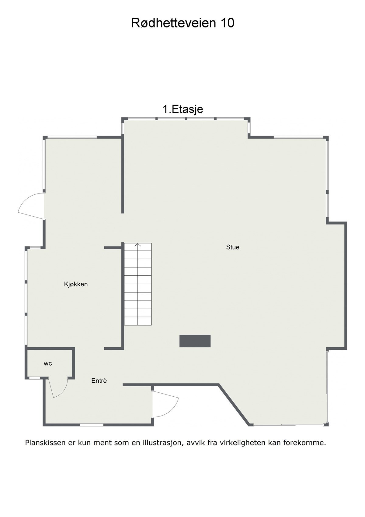 Plantegning 1.Etasje. Galleribilde