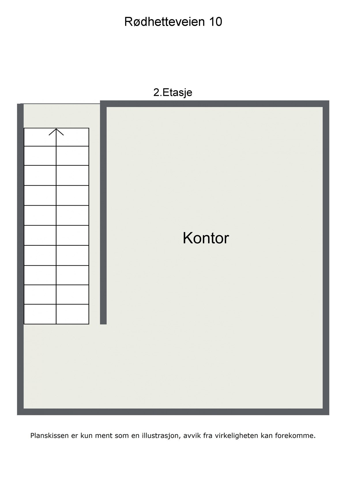 Plantegning 2.Etasje. Galleribilde
