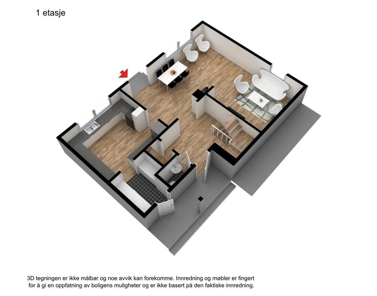 3D 1. etasje Galleribilde