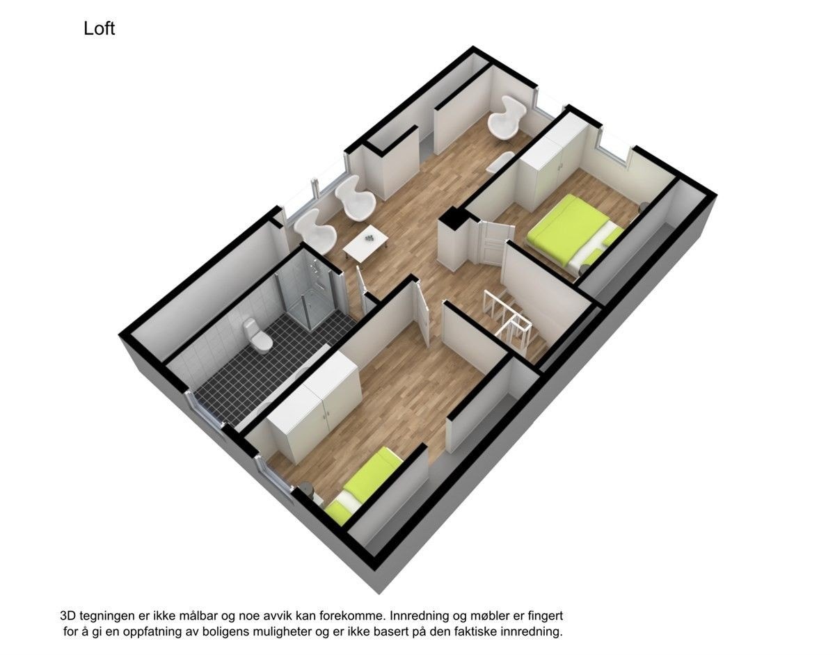 3D 2. etasje Galleribilde