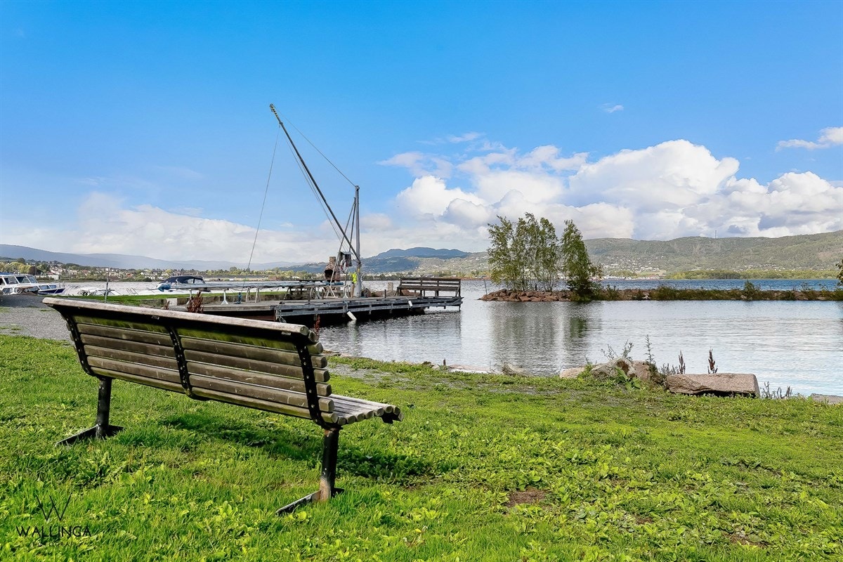 Det er for øvrig sykkelvei langs elva til Drammen jernbanestasjon. I tillegg er det kort vei til Bangeløkka og påkjøringsfeltene til E18 Oslo/Tønsberg, eller E134 mot Kongsberg. Galleribilde