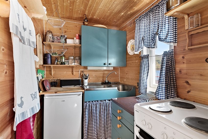 Det er også satt inn kjøkken i utbygget Galleribilde