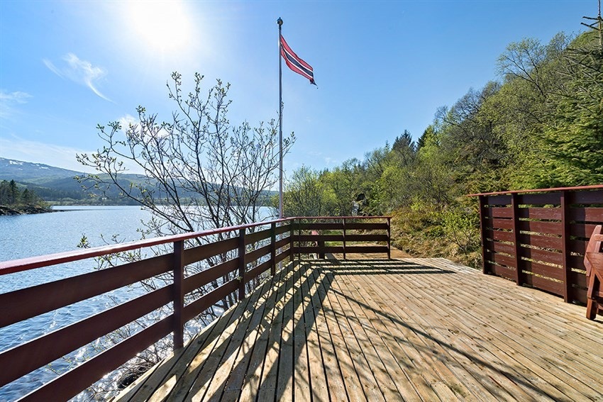 Stor terrasse Galleribilde