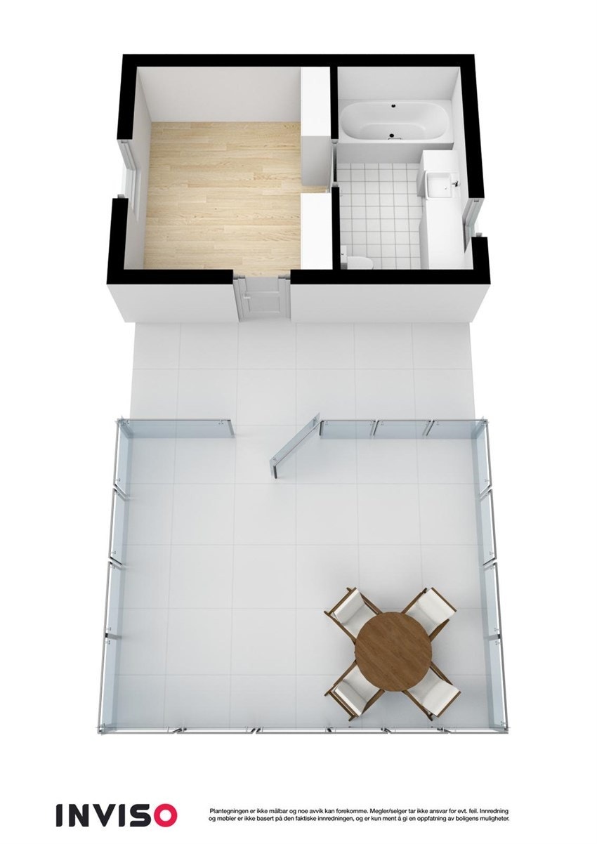 3 D plantegning av u.etg. Galleribilde