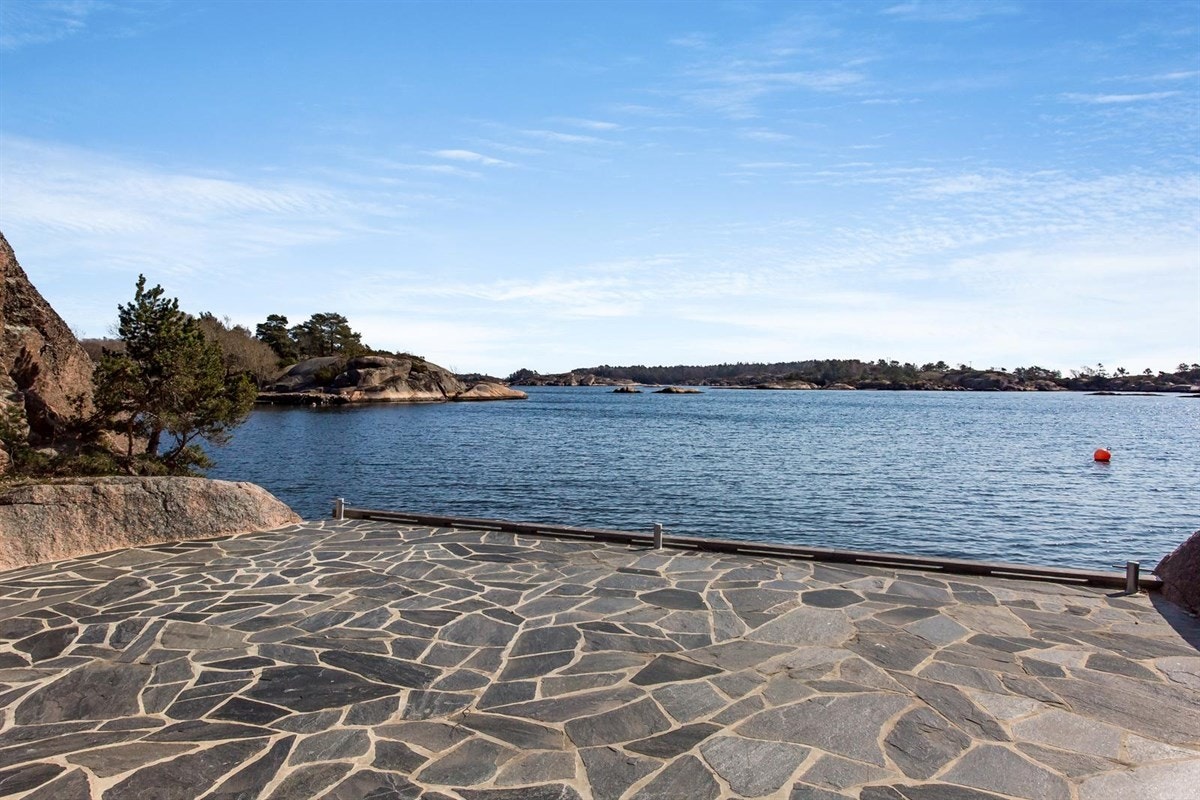 Fra bryggeanlegget ved annekset Galleribilde