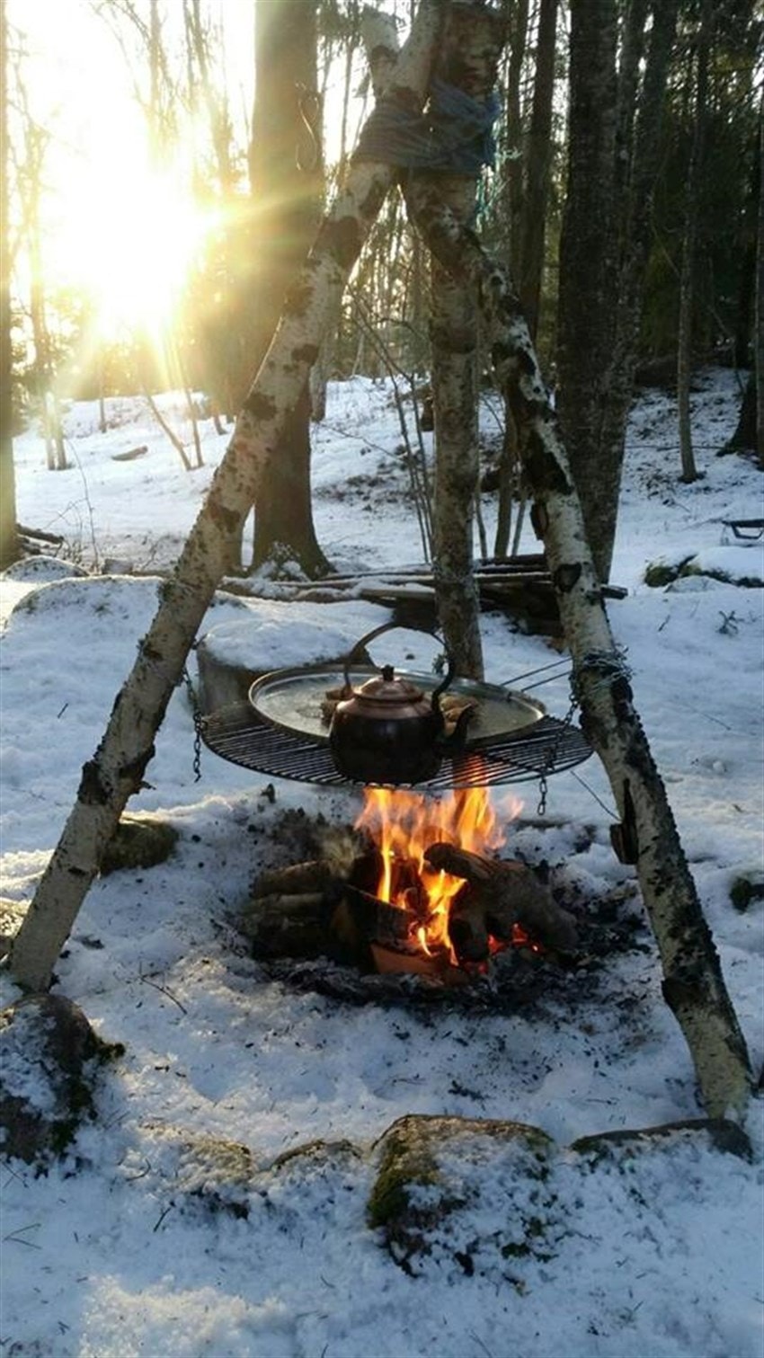 Bålplass. Galleribilde