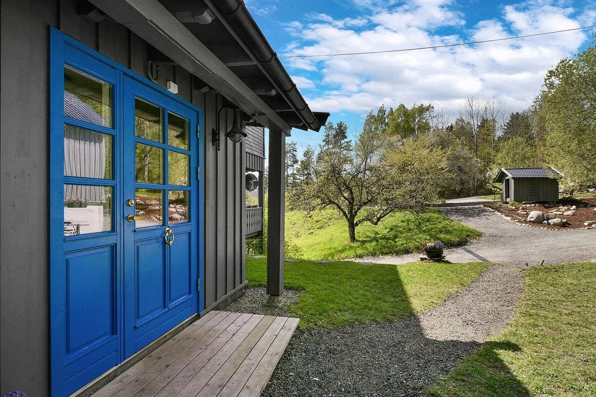 Overbygget inngangsparti. Galleribilde