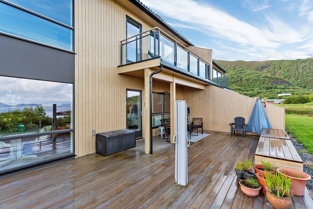 Skjermet terrasse Galleribilde