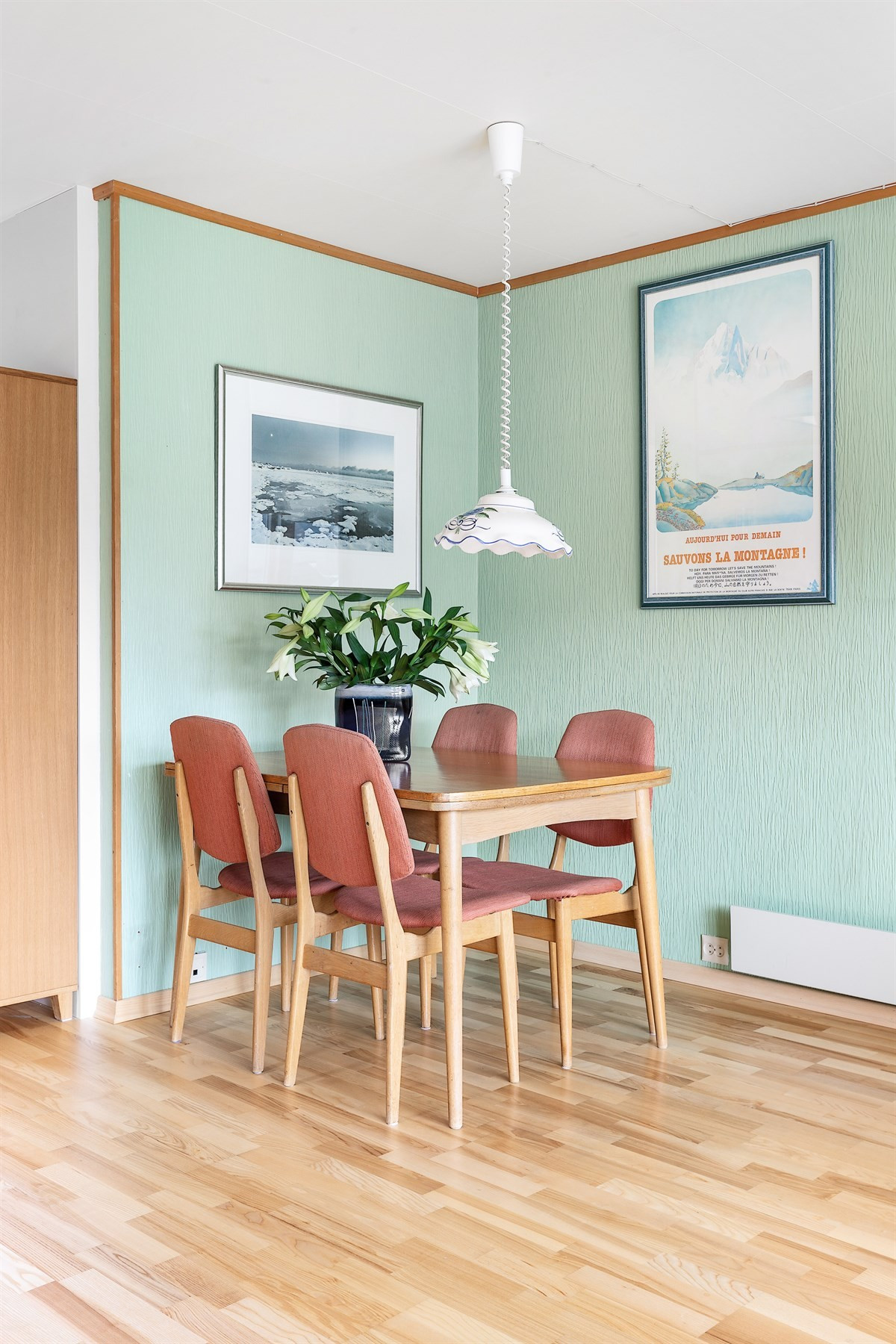 Spiseområde i stue