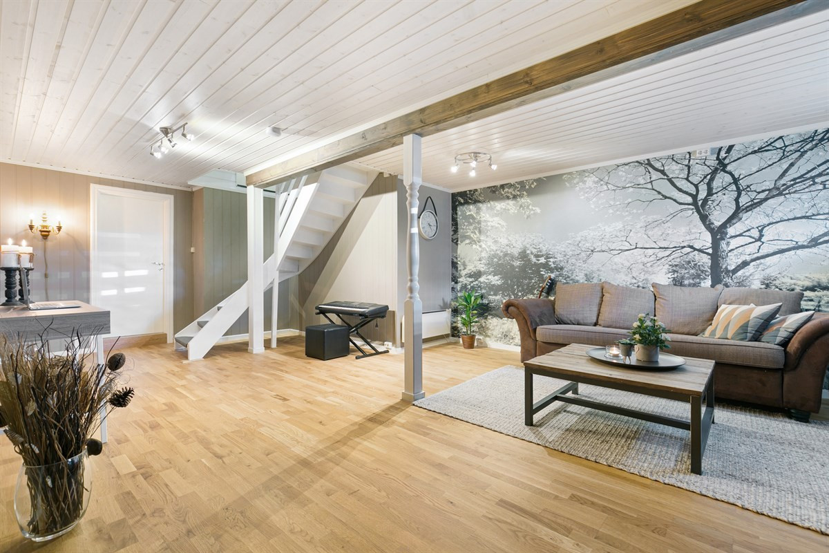Kjellerstue og flere boder i underetasje
