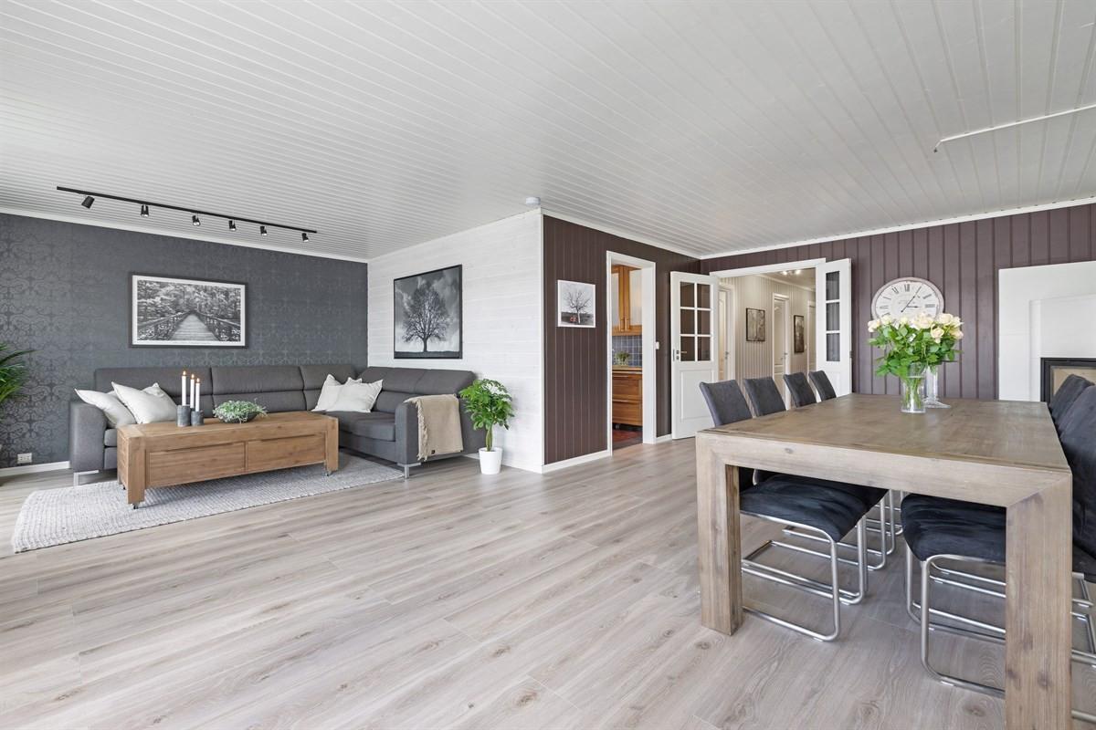 Spiseområde i stue
