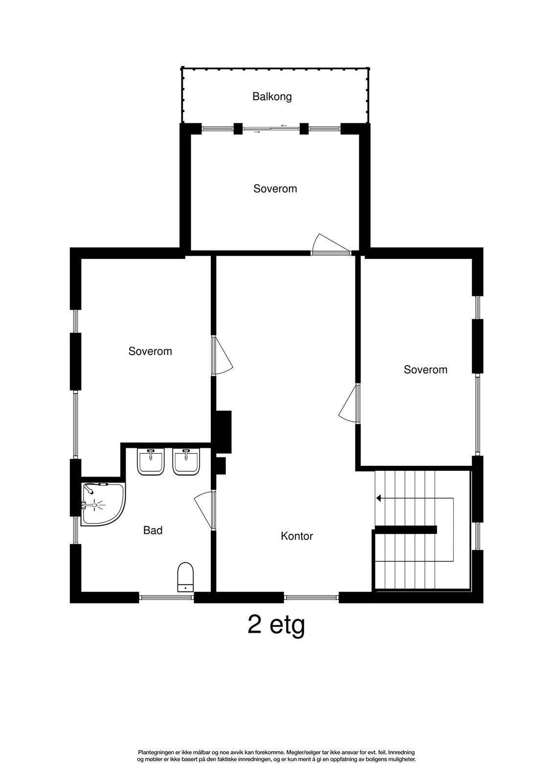 2dplan og 3 Galleribilde