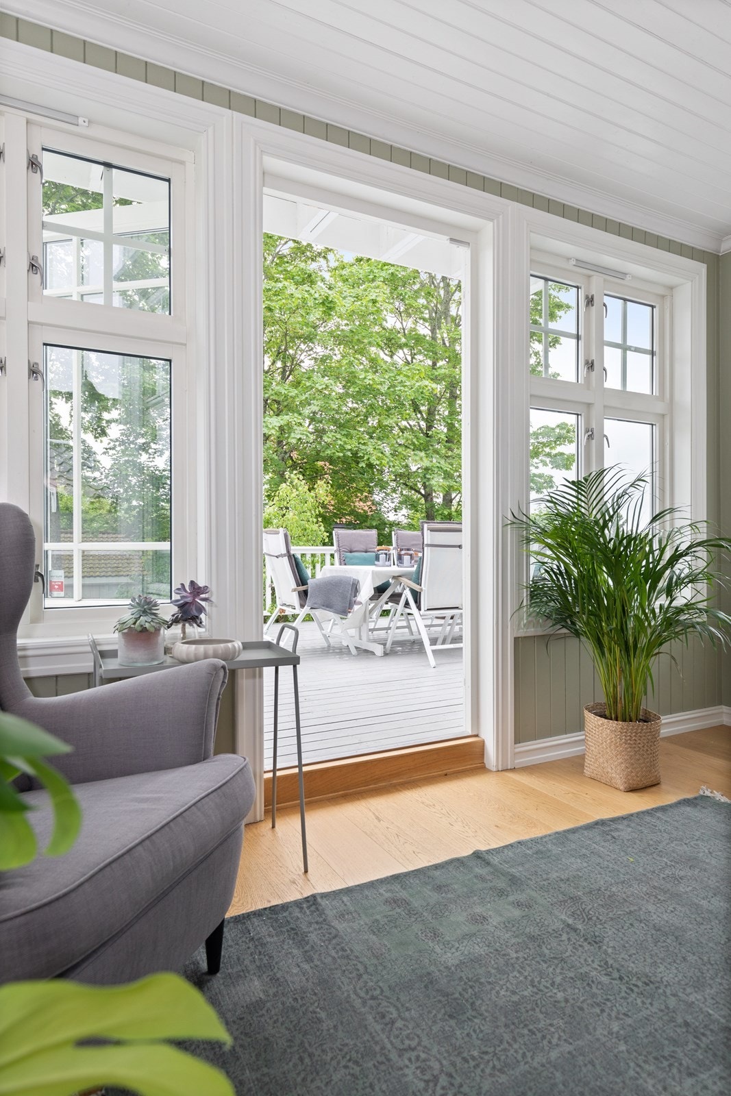 Stue med utgang til terrasse på 38 kvm. Galleribilde