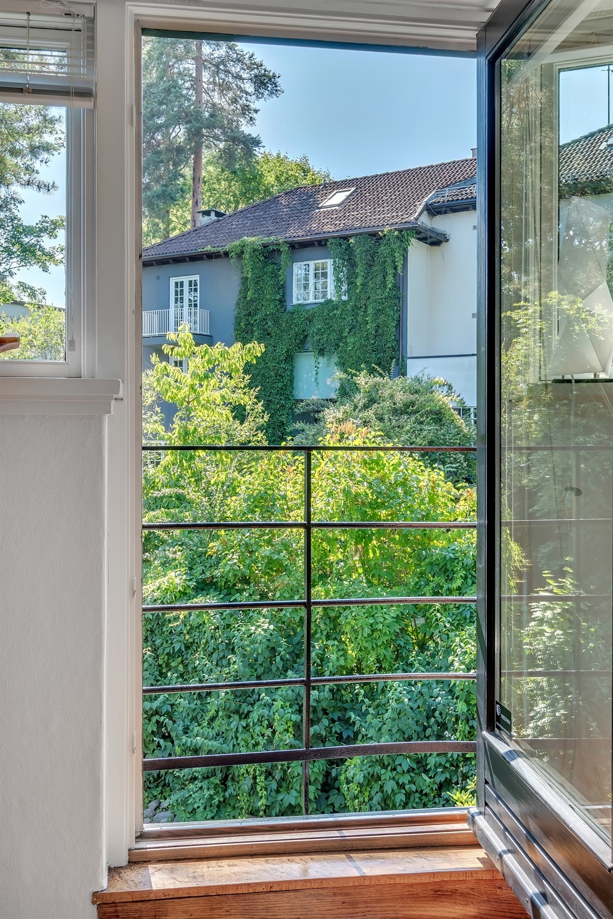 Ut fra soveromet får man den landlige følelsen midt i byen Galleribilde