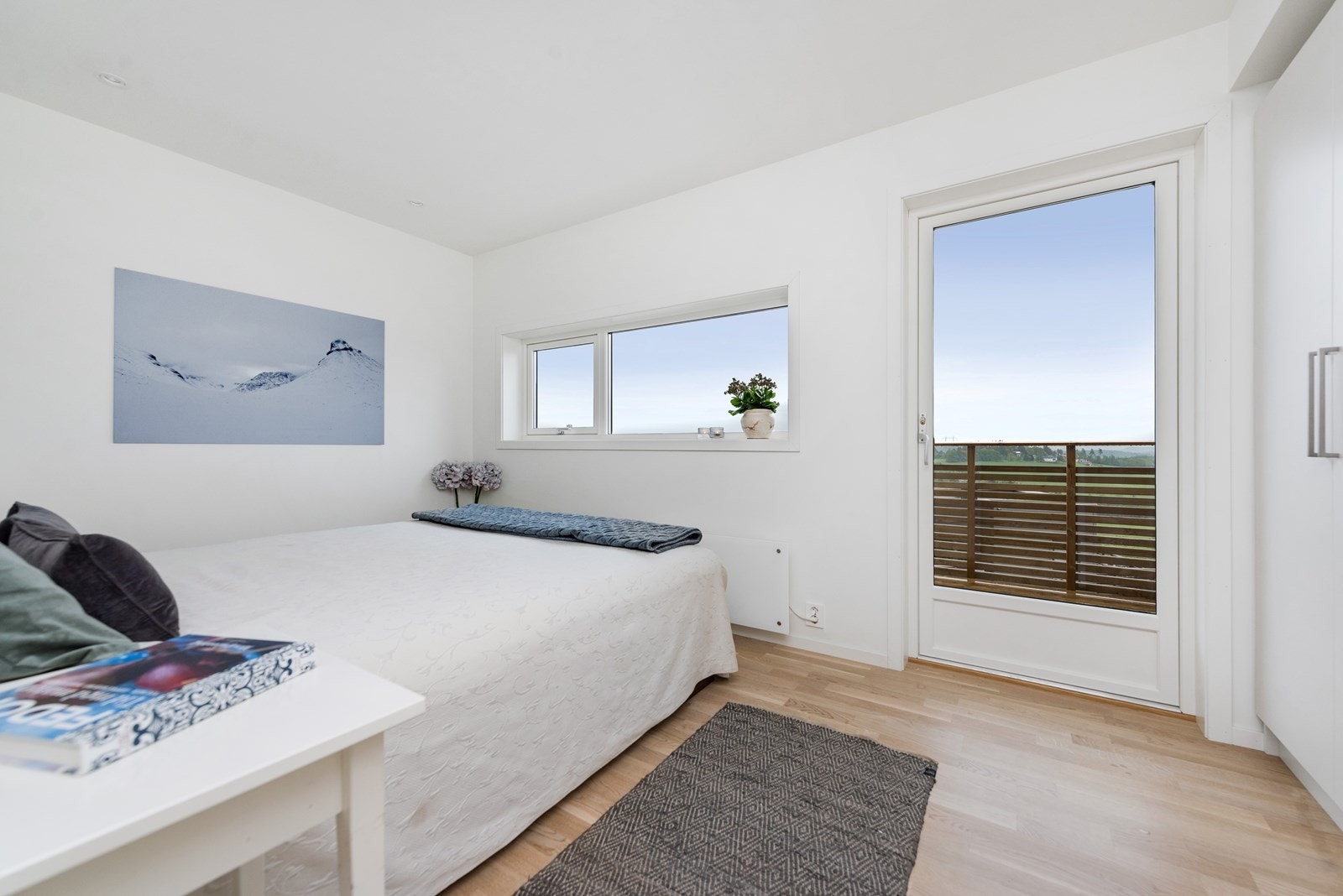 Soverommet har også utgang til egen balkong Galleribilde