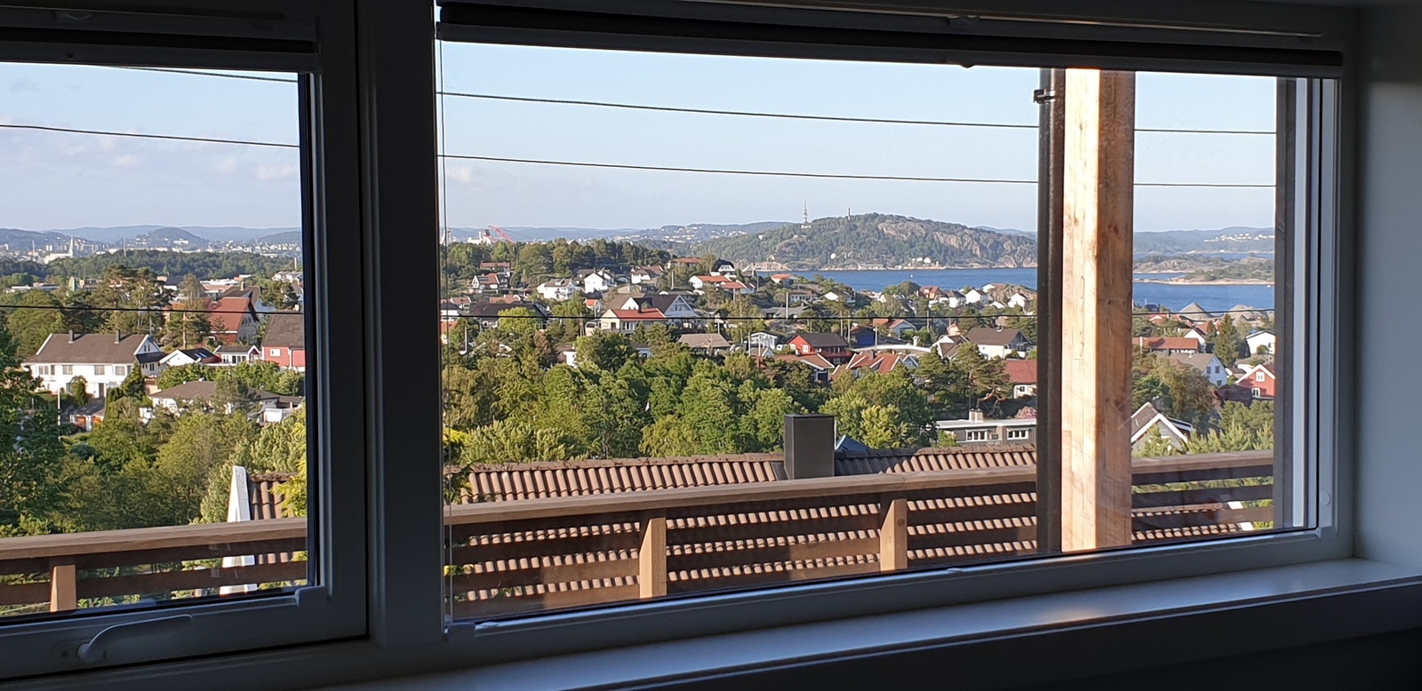 Utsikt fra hovedsoverom Galleribilde