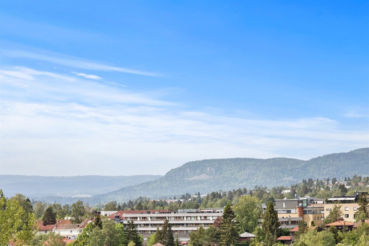 Utsikt fra balkong. Galleribilde