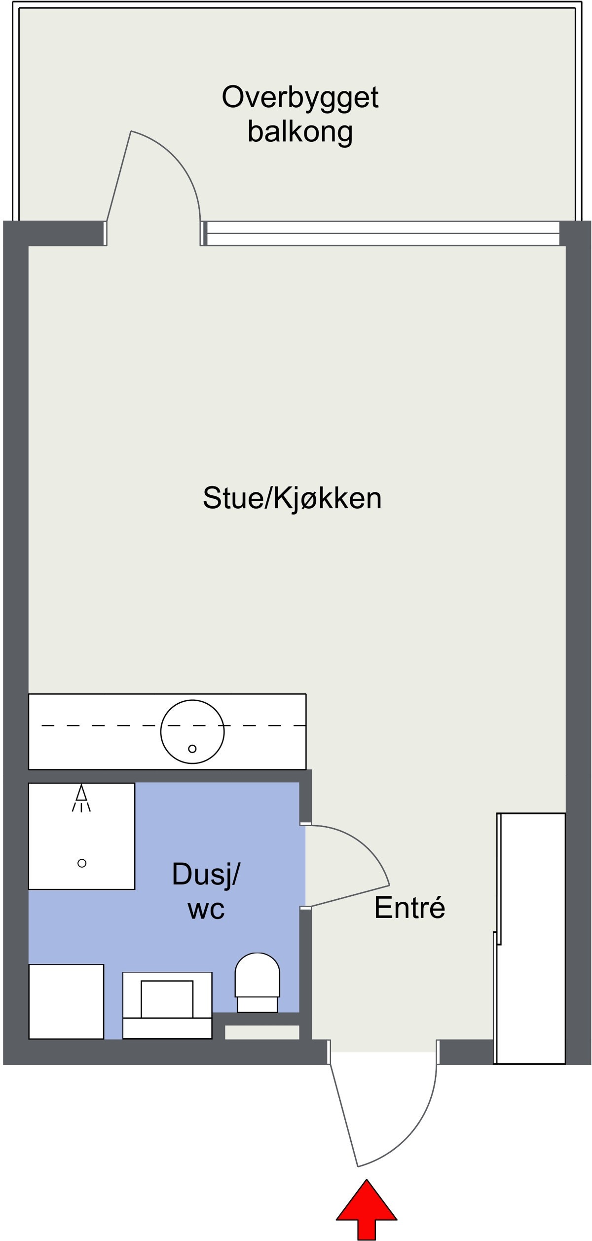 Boligen har en praktisk planløsning med god plassutnyttelse. Galleribilde
