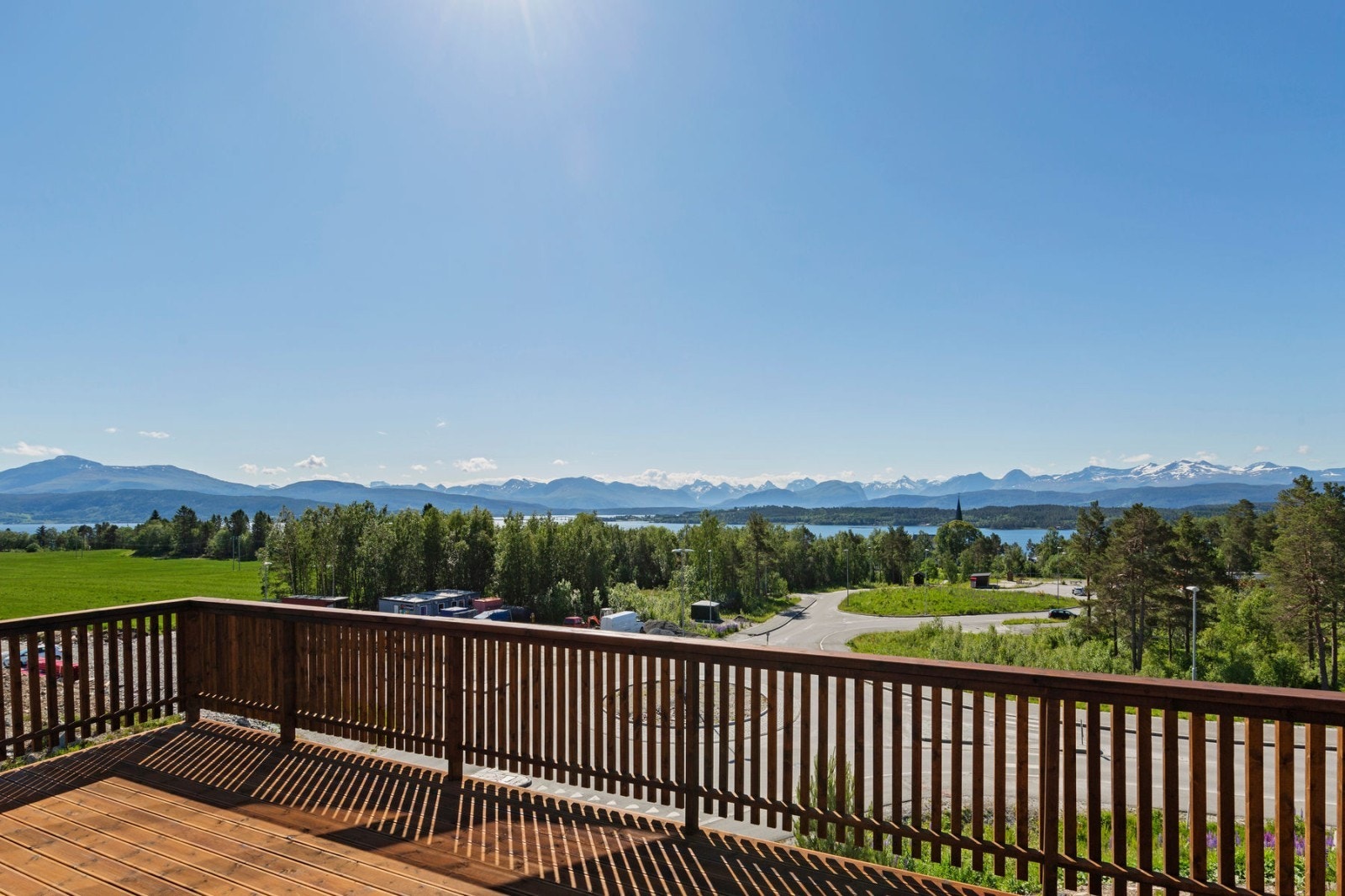 Nydelig utsikt fra verandaen Galleribilde