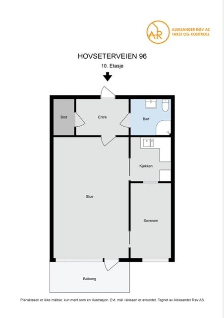 Planskisse Galleribilde