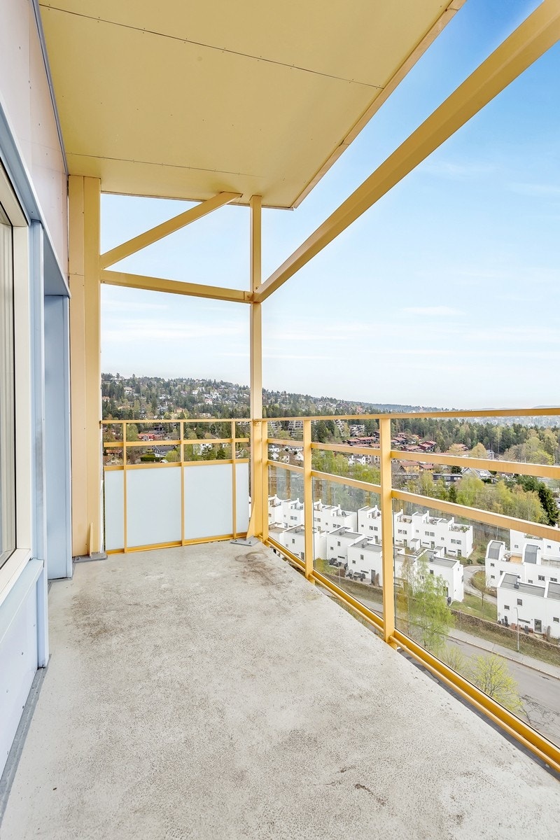 Balkong i 10. etasje. Galleribilde