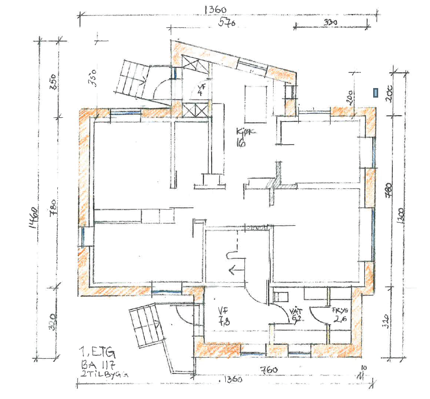 Plantegning Galleribilde