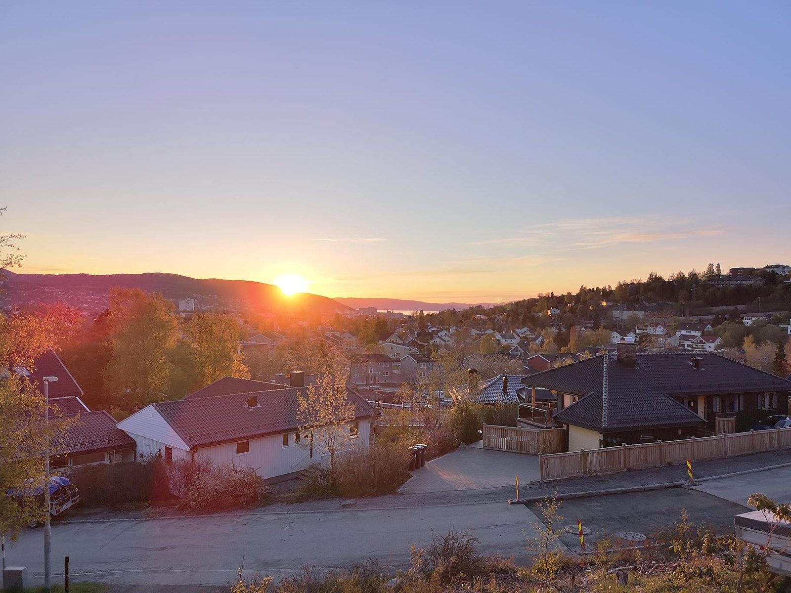 Solnedgang Galleribilde