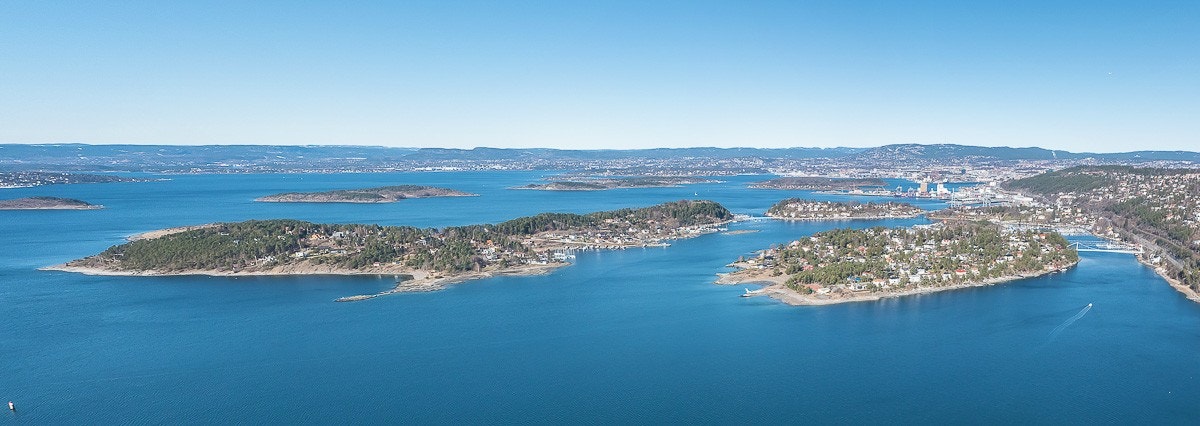 Ulvøya, Malmøya, Ormøya, Padda og Oslo by i bakkant Galleribilde