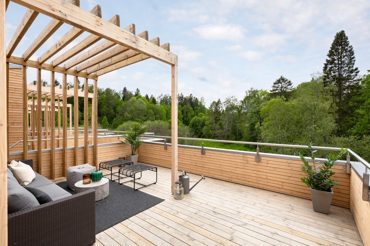 Grønt og frodig utsyn Galleribilde