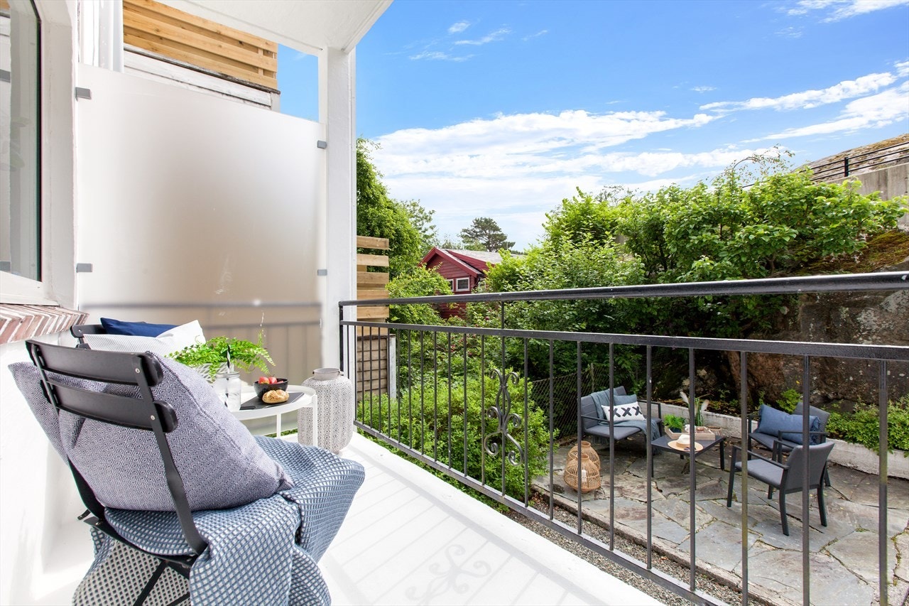 Her kan man nyte fine vår- og sommerdager med gode solforhold Galleribilde