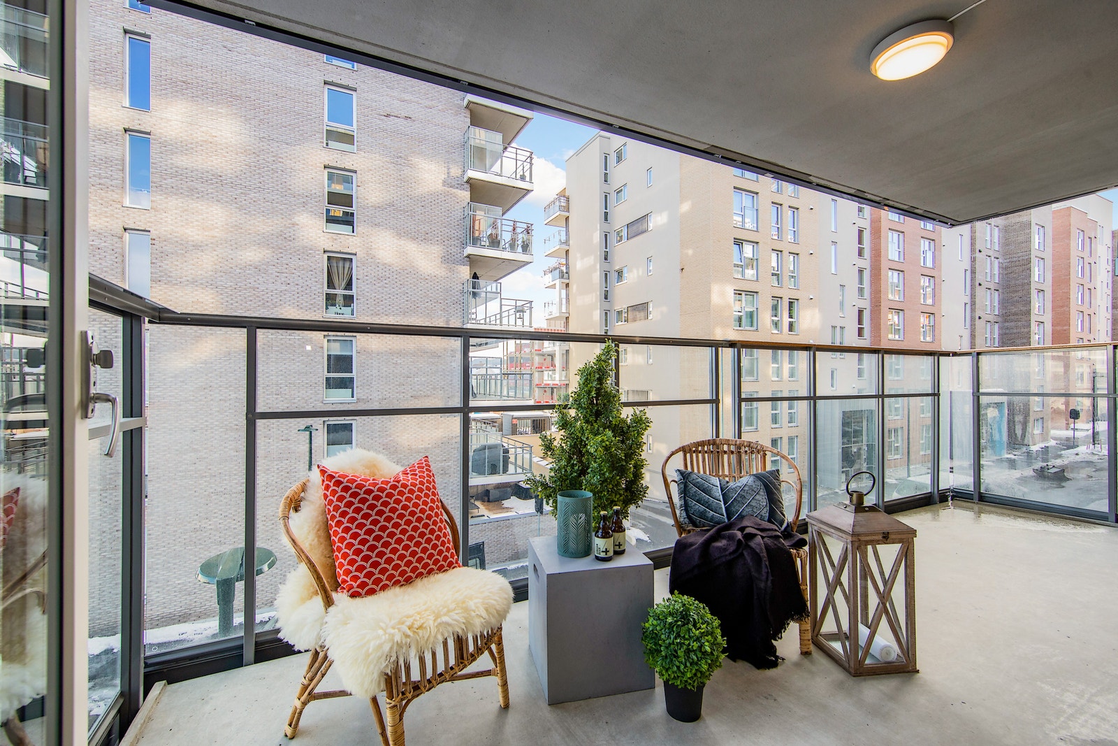 Balkong fra stuen Galleribilde