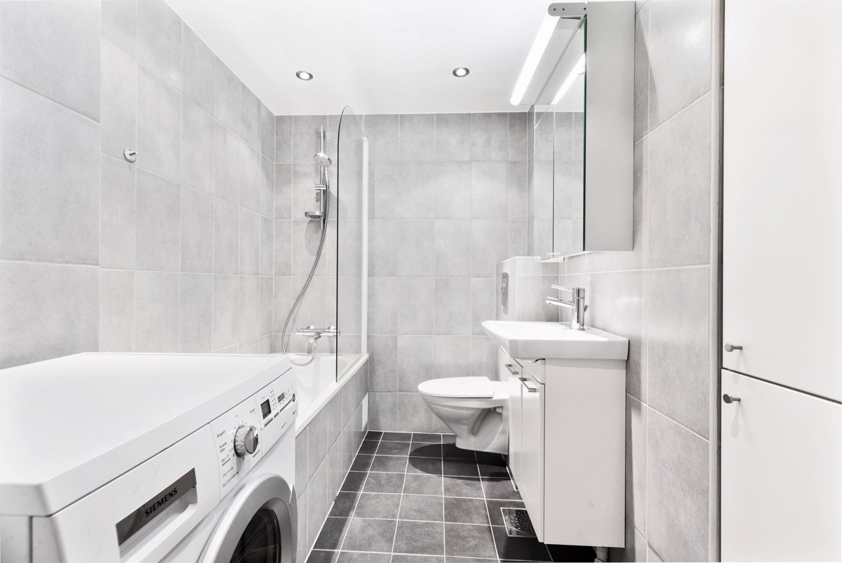 Flislagt bad fra 2009. Galleribilde