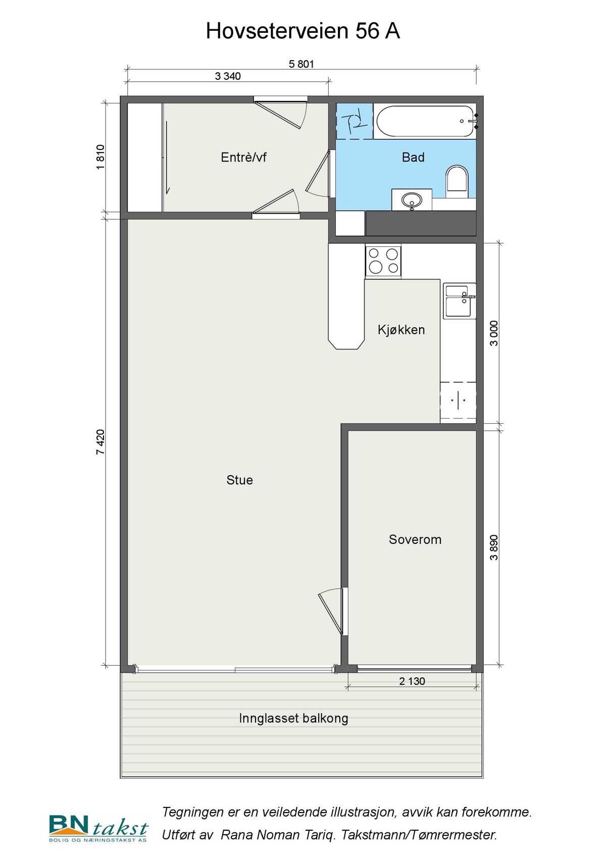 Veiledende plantegning. Galleribilde