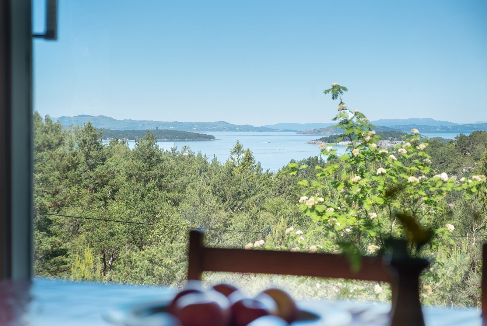 Utsikt fra spisestuen Galleribilde