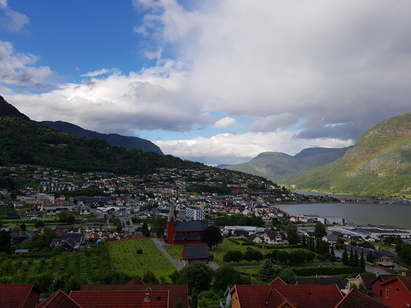 Utsikt frå loftsetasjen Galleribilde