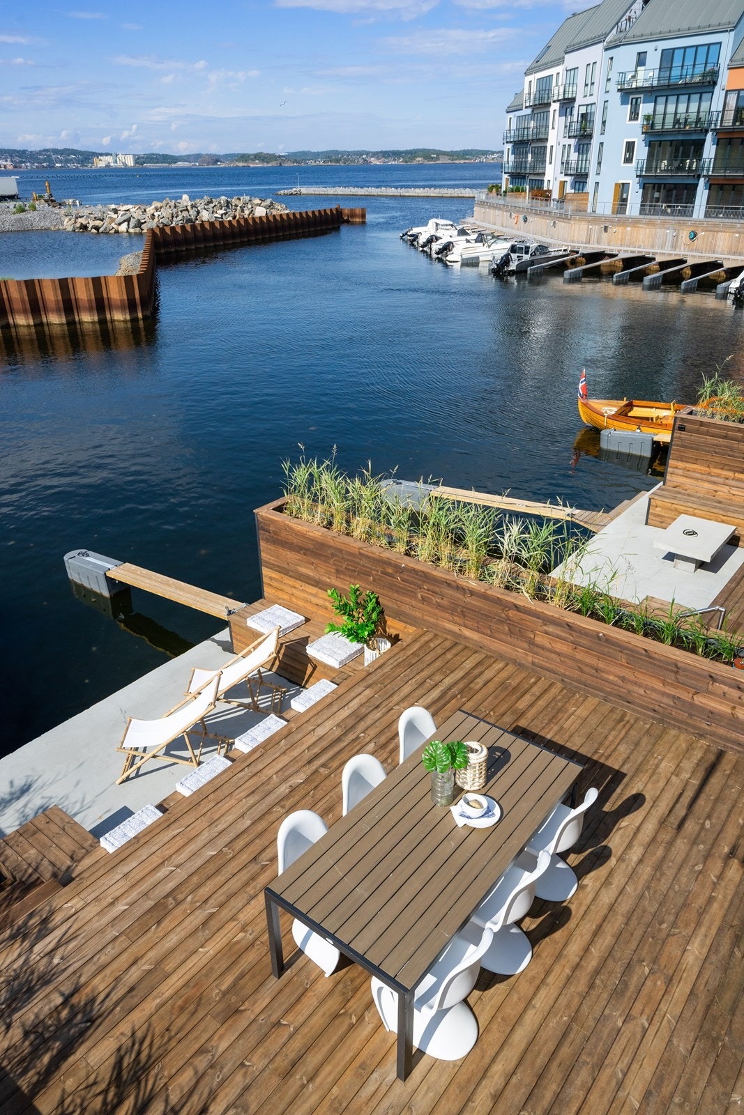 Bryggeterrasse og soldekk Galleribilde