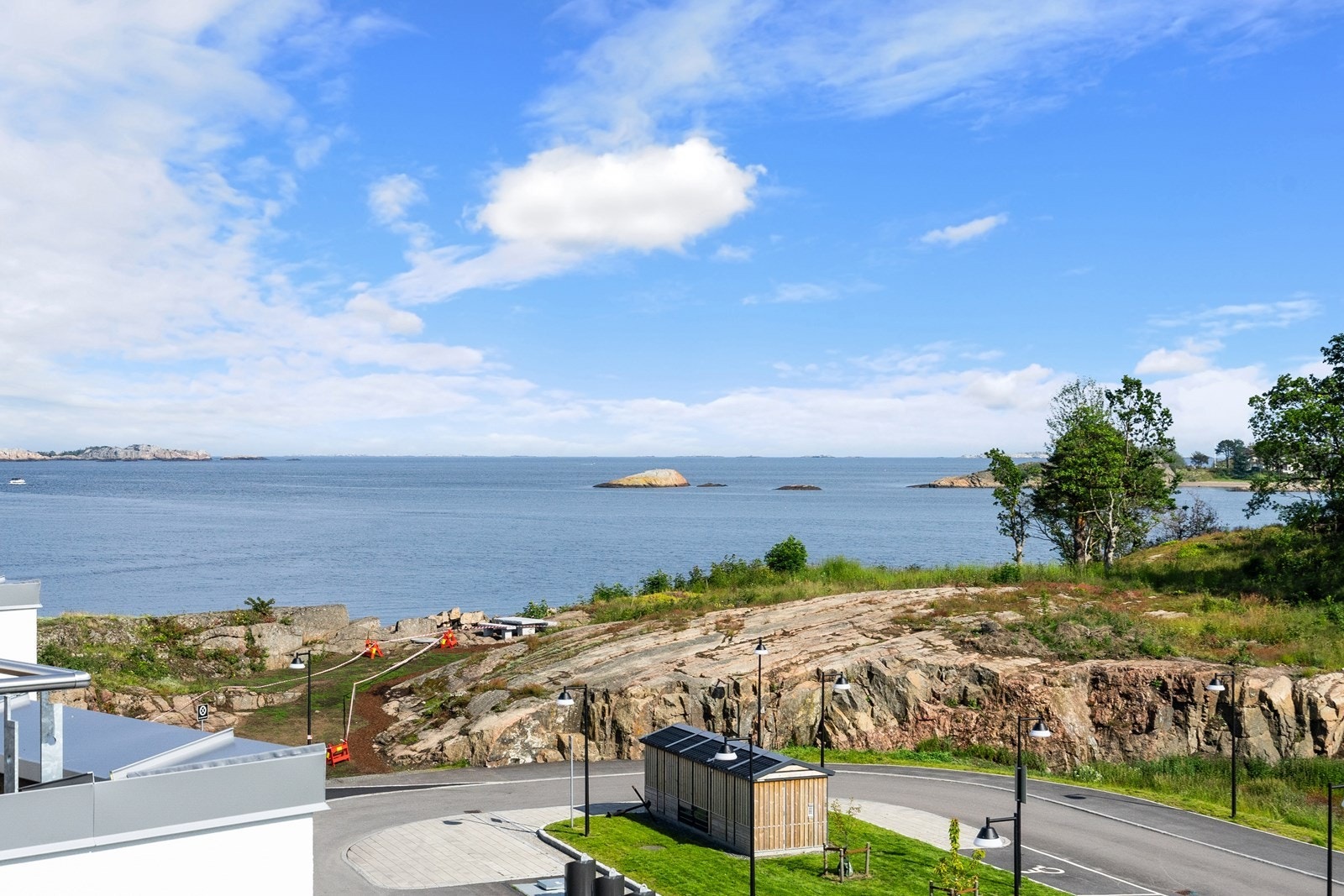 Utsikt fra privat takhage Galleribilde