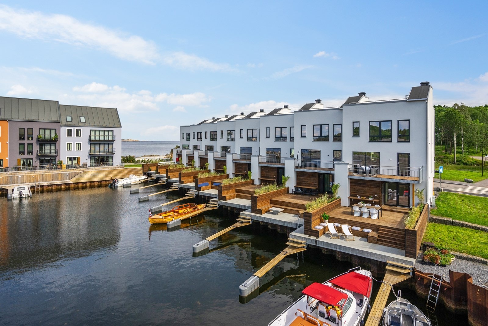 Nytt sjøhus i endrekke - overta i sommer! Galleribilde