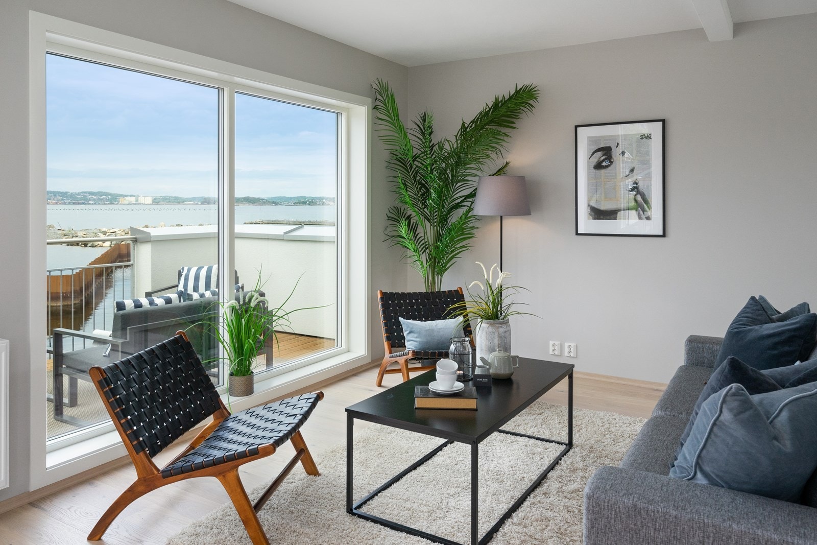 En-stavs parkett på gulv Galleribilde