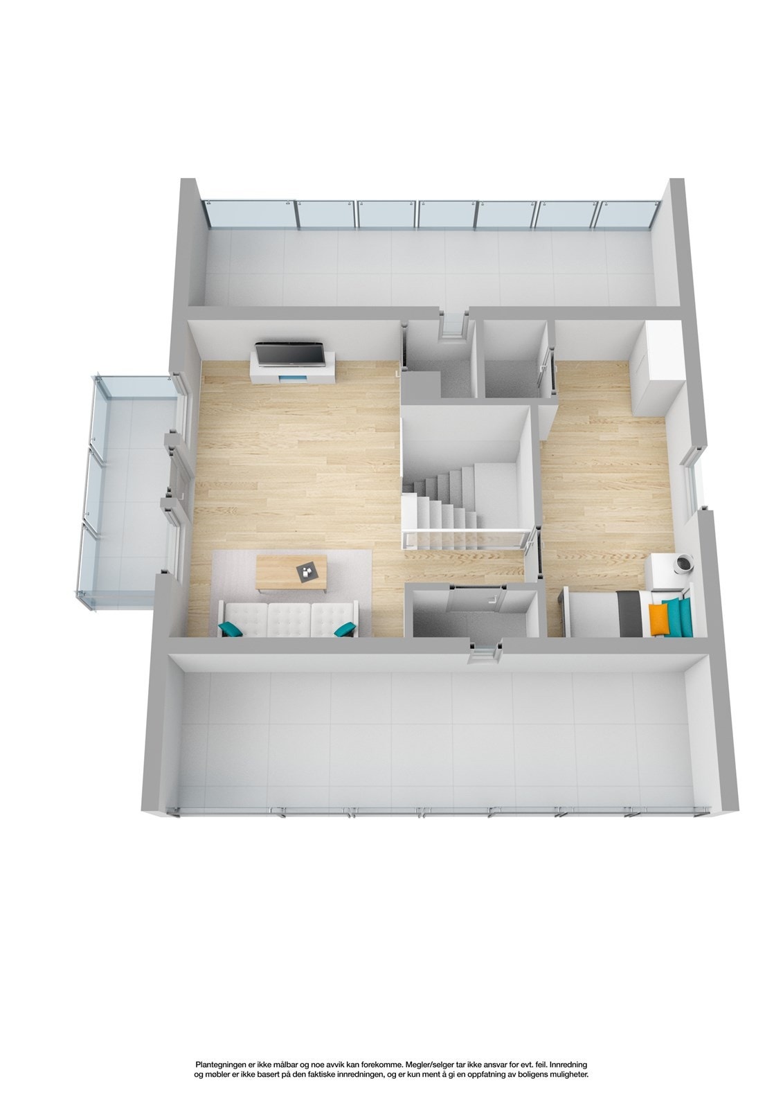 Loftplan Galleribilde