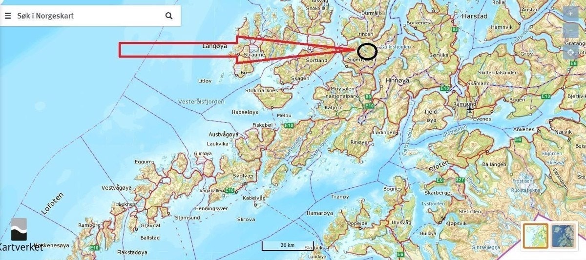 Eiendommen ligger i naturskjønne Vesterålen, med kort vei til Lofoten. Galleribilde