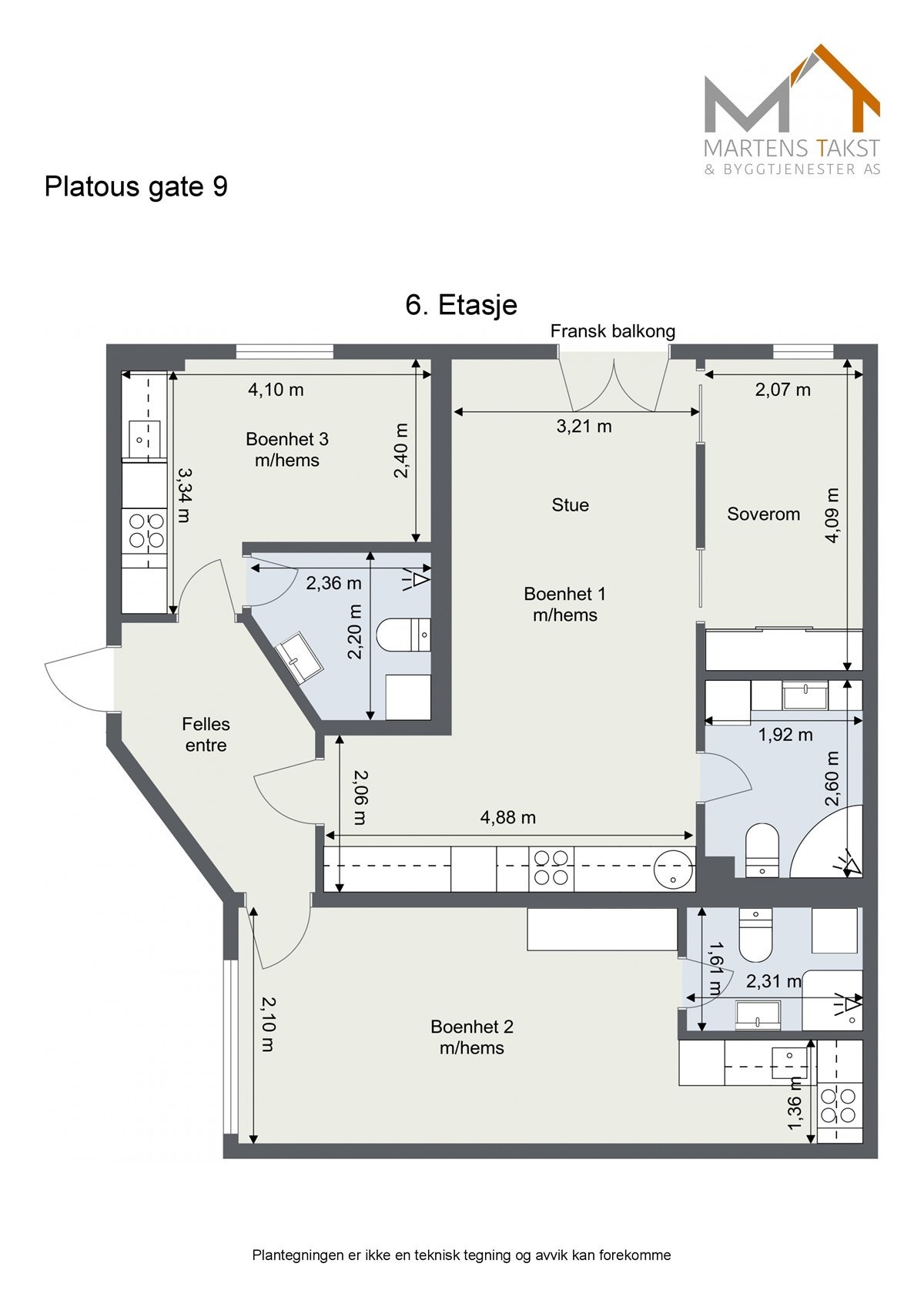 Plantegning Galleribilde