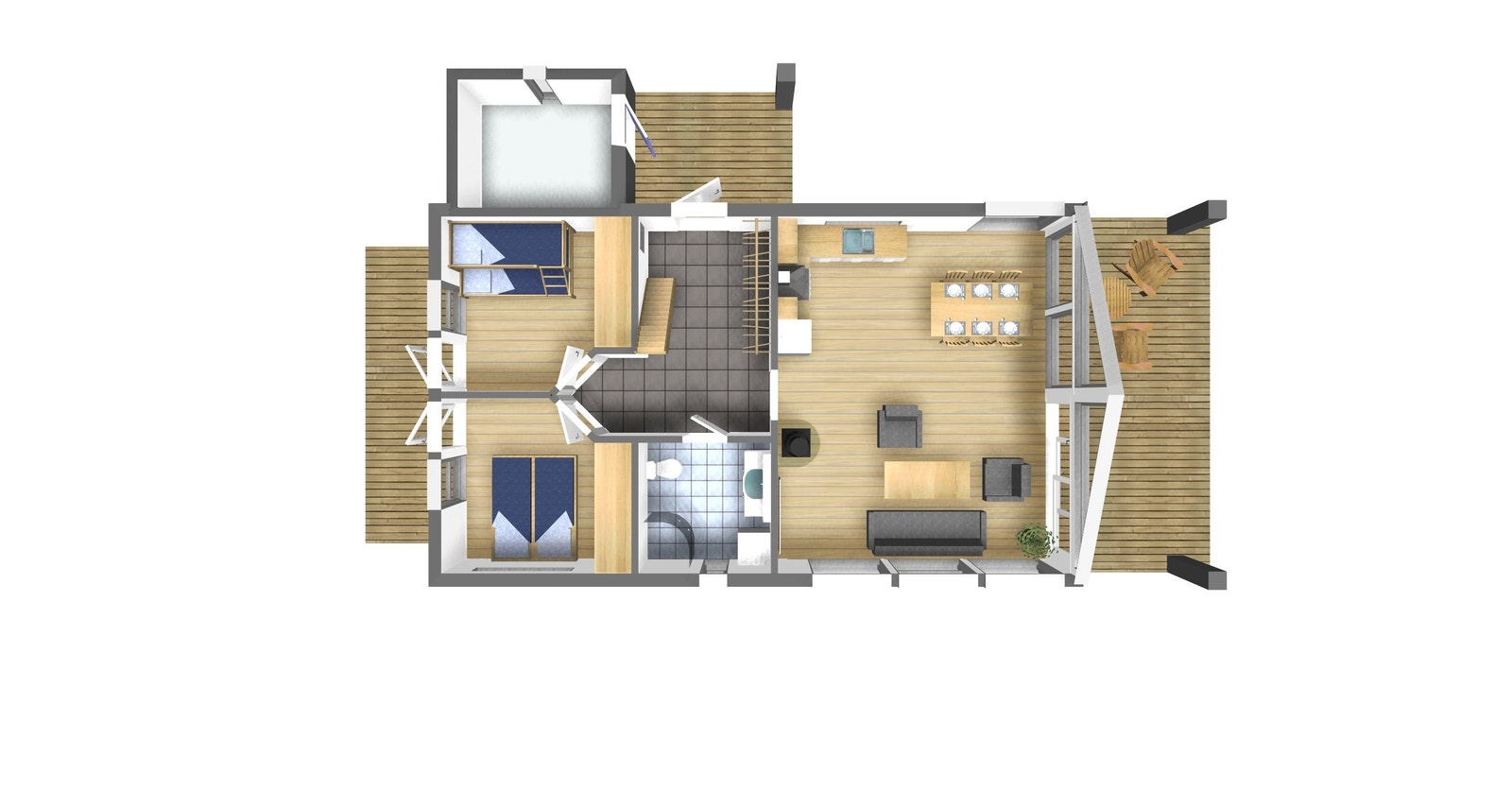 Hyttemodell 1 : STILLITS - TREND Galleribilde